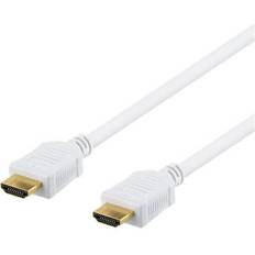 HDMI-kablar - Standard HDMI-Standard HDMI - Svarta Deltaco HDMI - HDMI M-M 15m