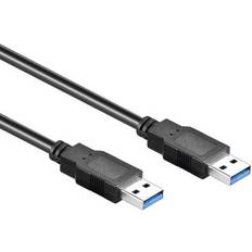 Goobay Svarta - USB A-USB A - USB-kabel Kablar Goobay USB A - USB A 3.0 5m