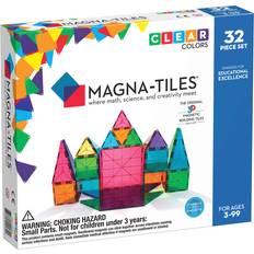 Magna-Tiles Byggleksaker Magna-Tiles Clear Colors 32pcs