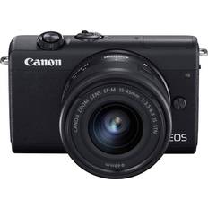 APS-C Spegellösa systemkameror Canon EOS M200 + EF-M 15-45mm IS STM