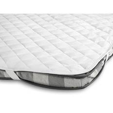 Bomull - Rektangulära Sängkläder Borganäs 42033 Madrasskydd Vit (200x180cm)