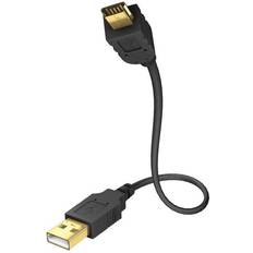 Inakustik USB-kabel Kablar Inakustik Premium High Speed USB A - USB Mini-B 2.0 5m