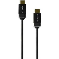 Belkin HDMI-kablar - Rund - Standard HDMI-Standard HDMI Belkin F3Y020 HDMI - HDMI 5m