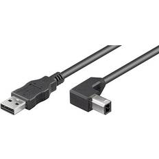 Goobay 2.0 - USB A-USB B - USB-kabel Kablar Goobay USB A - USB B (angled) 2.0 1m