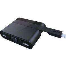 Club 3D USB C-VGA/USB A/USB C M-F 0m