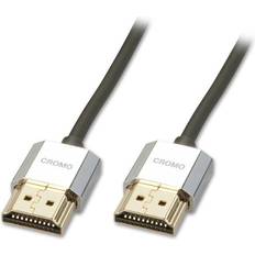 Lindy HDMI-kablar Lindy Slim Cromo HDMI - HDMI 0.5m