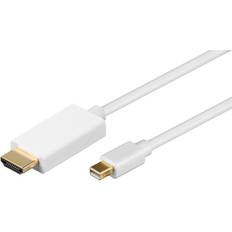 DisplayPort-kablar - Vita Goobay HDMI - DisplayPort Mini 1m