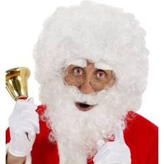 Jul Korta peruker Widmann Santa Claus Curly Wig Beard Eyebrows