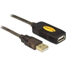 DeLock Hane - Hona - USB A-USB A - USB-kabel Kablar DeLock Active USB A - USB A M-F 2.0 5m