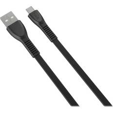 Platt - USB A-USB Micro-B - USB-kabel Kablar Havit Flat USB A-USB Micro-B 1.8m