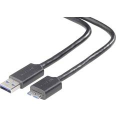 Belkin USB A-USB Micro-B - USB-kabel Kablar Belkin SuperSpeed USB A - USB Micro-B 3.0 1.8m