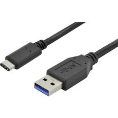 Assmann USB-kabel Kablar Assmann USB A - USB C 3.0 1m