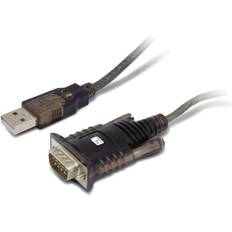 Techly USB-kabel Kablar Techly USB A-Seriell RS232 1.5m