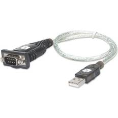 Techly USB-kabel Kablar Techly USB A-Seriell RS232 0.4m