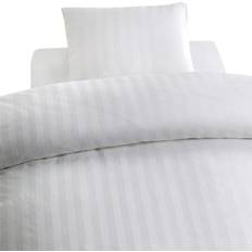 Bomull - Rektangulära Sängkläder Borganäs Satin Påslakan Vit (210x150cm)