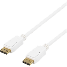 DisplayPort-kablar - Vita Deltaco DisplayPort-DisplayPort 1.2 5m