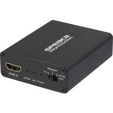 SpeaKa Professional Kabeladaptrar Kablar SpeaKa Professional HDMI-HDMI/3.5mm F-F Adapter