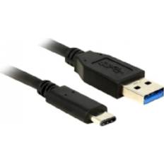 DeLock USB A-USB C - USB-kabel Kablar DeLock USB A - USB C 3.1 1m