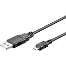 MicroConnect USB A-USB Micro-B - USB-kabel Kablar MicroConnect USB A - USB Micro-B 5-pin 2.0 3m