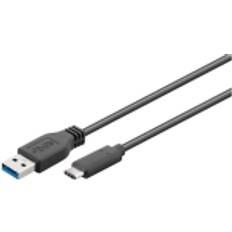 MicroConnect USB A-USB Micro-B - USB-kabel Kablar MicroConnect USB A - USB Micro-B 2.0 1m