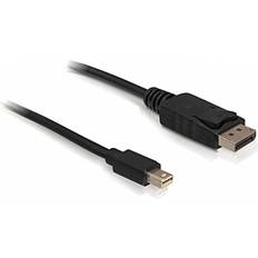 DeLock DisplayPort-DisplayPort - DisplayPort-kablar DeLock DisplayPort - DisplayPort Mini 1m