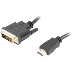 HDMI-kablar - Standard Speed Lanberg HDMI-DVI-D DUAL Link 3m