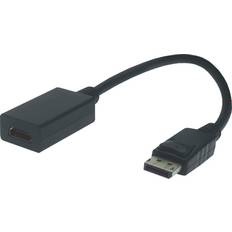 M-CAB DisplayPort-kablar M-CAB HDMI-DisplayPort M-F 0.2m