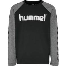 Hummel Boy's T-shirt LS - Black (204711-2001)