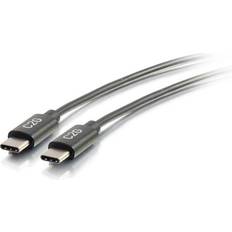 C2G USB C-USB C - USB-kabel Kablar C2G USB C-USB C 2.0 0.9m