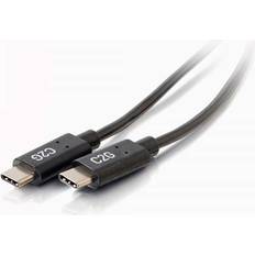 C2G USB C-USB C - USB-kabel Kablar C2G USB C-USB C 2.0 1.8m