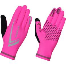 Rosa Handskar Gripgrab Running Expert Hi-Vis Gloves - Pink Hi-Vis