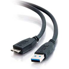 C2G USB A-USB Micro-B - USB-kabel Kablar C2G USB A - USB Micro-B 3.0 2m