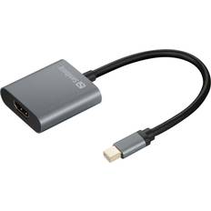 Sandberg DisplayPort-kablar Sandberg HDMI-DisplayPort Mini 1.4 M-F 0.2m