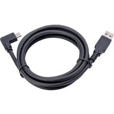 En kontakt - USB-kabel Kablar Jabra USB A-USB C 2.0 Angled 1.8m