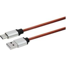 Bruna - USB-kabel Kablar Essentials USB A-USB C 1m