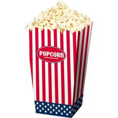 Blåa Popcornbägare Folat Popcorn Box USA 4-pack
