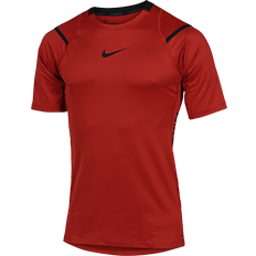 Nike Herr - Polyester - Röda T-shirts & Linnen Nike Pro AeroAdapt Short-Sleeve Top Men - Dune Red/Black