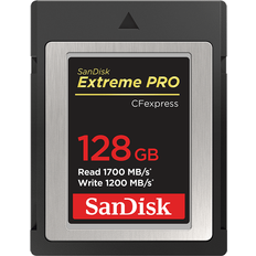 SanDisk 128 GB - USB Type-A Minneskort & USB-minnen SanDisk Extreme Pro CFexpress 1700/1200MB/s 128GB