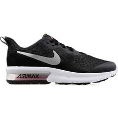 Nike Reflexer Sportskor Nike Air Max Sequent 4 GS - Black/Metallic Silver-Anthracite-White