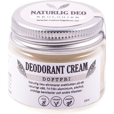 Naturlig Deo Ekologisk Deo Cream Doftfri 15ml