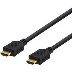Deltaco HDMI-kablar - Standard HDMI-Standard HDMI Deltaco High Speed with Ethernet HDMI-HDMI 7m