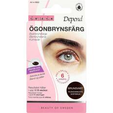 Bruna Ögonbrynsprodukter Depend Ögonbrynsfärg #9002 Brunsvart