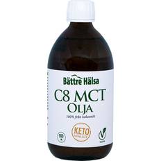Bättre hälsa Fettsyror Bättre hälsa C8 MCT Olja 500ml