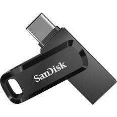 SanDisk 128 GB - USB Type-A Minneskort & USB-minnen SanDisk USB 3.1 Dual Drive Go Type-C 128GB