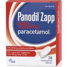 Panodil Zapp 500mg 20 st Tablett