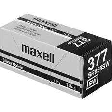 Batterier Batterier & Laddbart Maxell SR626SW 377 Compatible 10-pack