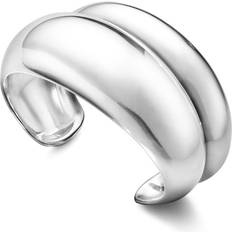 Dam Armband Georg Jensen Curve Arm Ring Medium Bracelet - Silver