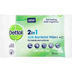 Dettol Handdesinfektion Dettol 2in1 Anti-Bacterial Wipes 15-pack