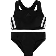 adidas Girl's 3-Stripes Bikini - Black/White (DQ3318)