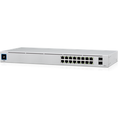 Ubiquiti Gigabit Ethernet - PoE+ Switchar Ubiquiti USW-16-POE